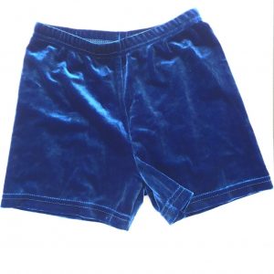 CLEARANCE Velvet Hot Shorts - Xsmall 2-3 years - Navy Blue-0