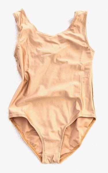 Lycra Leotard - Gold - Size 8-10 (L) years CLEARANCE SALE-0
