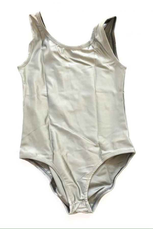Lycra Leotard - Silver - Size 10-12 (XL) years CLEARANCE SALE-0