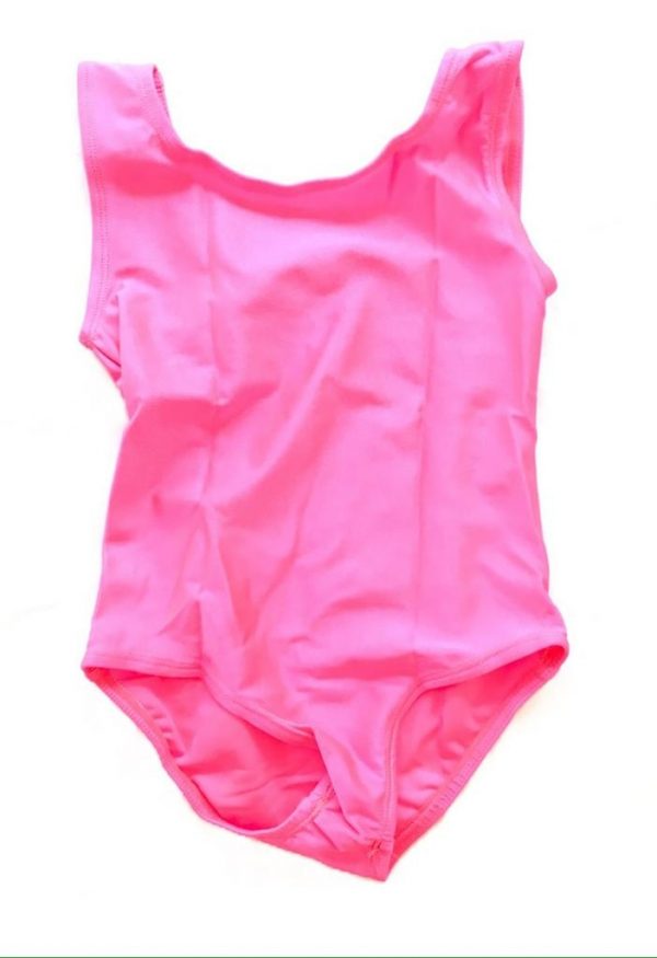 Lycra Leotard - Hot Pink - Size 4-6 (S) years CLEARANCE SALE-0