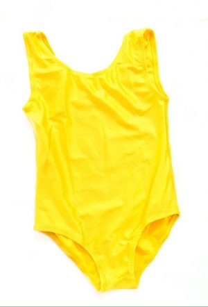 Lycra Leotard - Yellow - Size 8-10 (L) years CLEARANCE SALE-0
