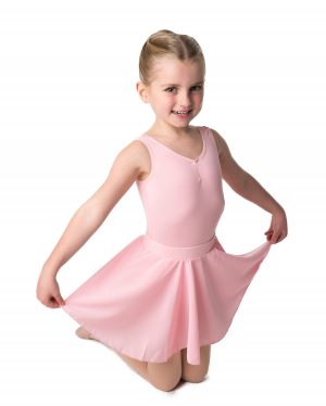 STUDIO RANGE Children's Tactel Full Circle Skirt - 10-12 years (XL) black or pink-40072