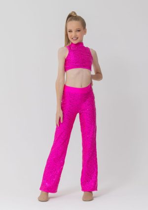 sequin stage pants